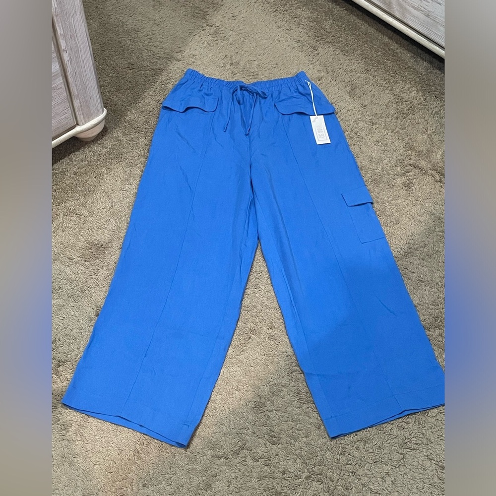 Sienna Sky Wide Leg Elastic Waist Pants NWT